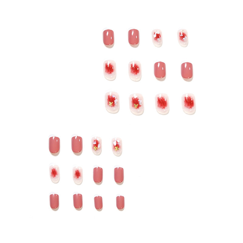 Exquisite Nail Art with Glitter and Flower Patterns Stornfield