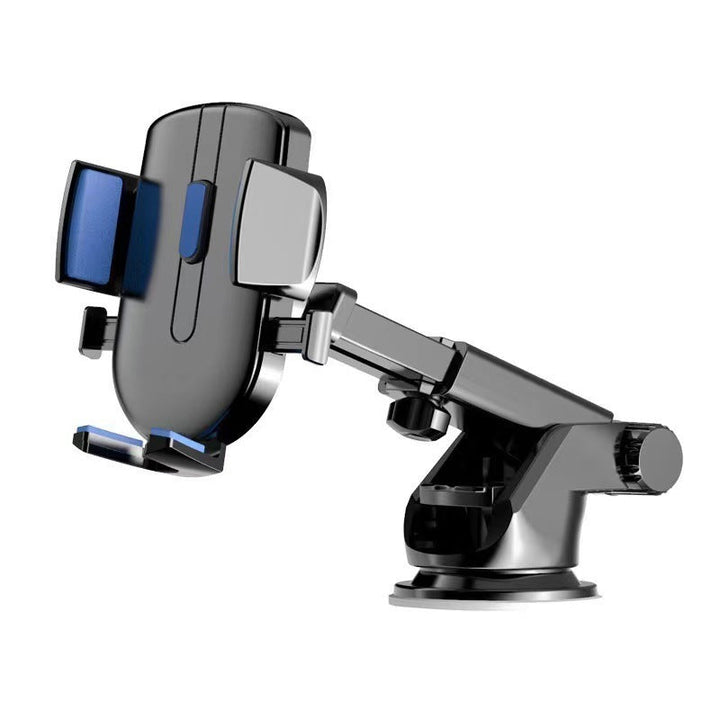Adjustable telescopic suction car phone holder with full rotation gravity auto-lock Stornfield