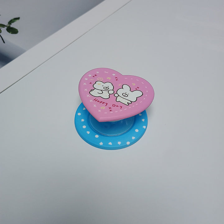 Heart-Shaped Character Phone Grip Stornfield