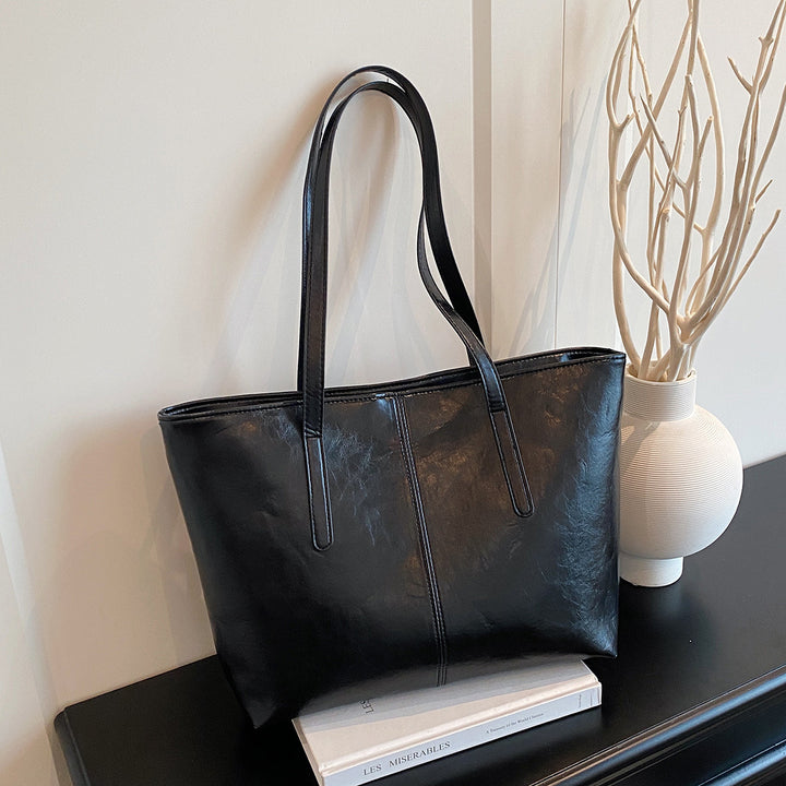 Modern Leather Tote Bag