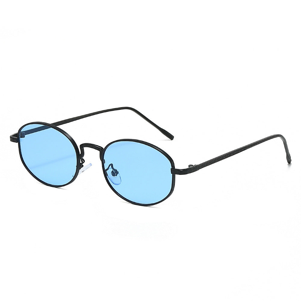 Minimalist Oval Frame Sunglasses Stornfield