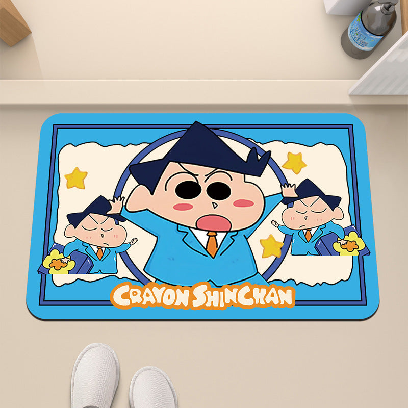 Cartoon Character Themed Bath Mat