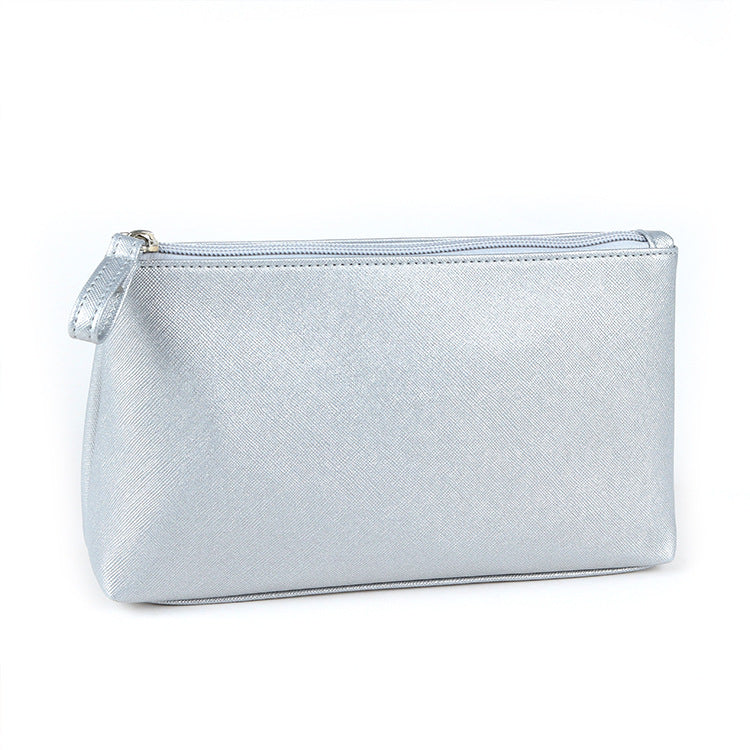 Elegant Metallic Makeup Pouch