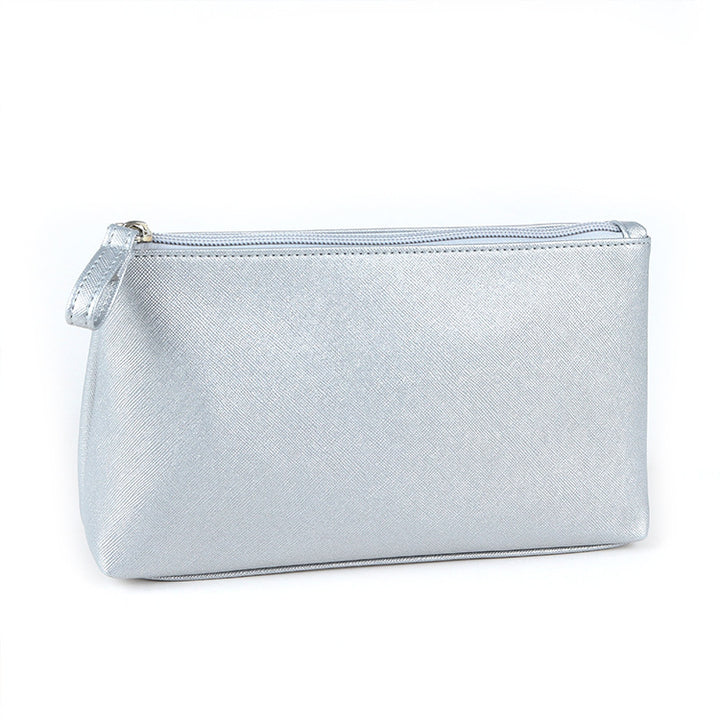 Elegant Metallic Makeup Pouch
