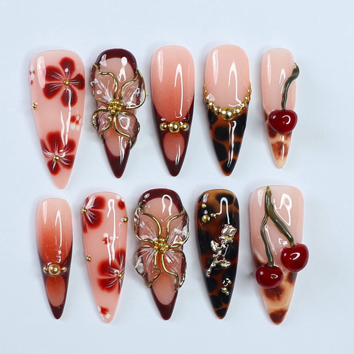 Premium Decorative Press-On Nails Stornfield