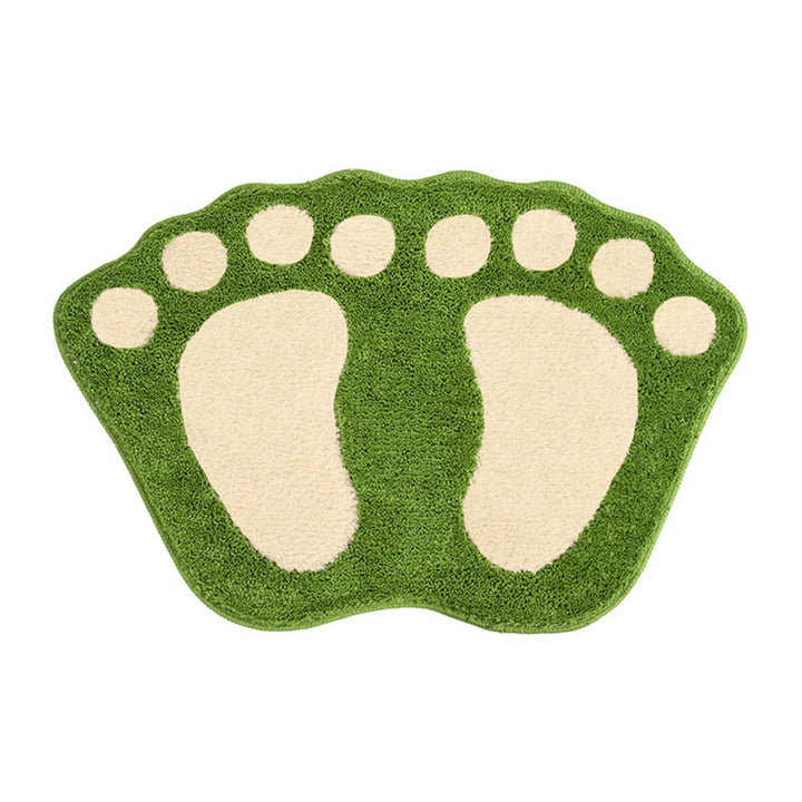 Fun Footprint Shaped Bath Mat Stornfield