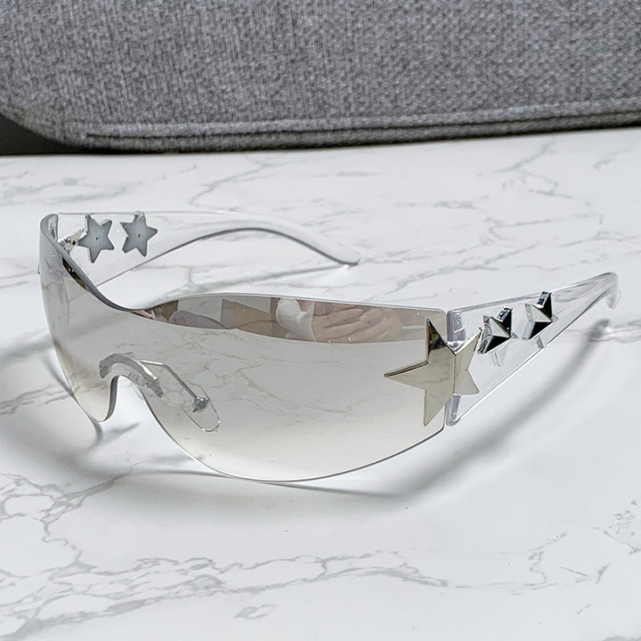 Ladies futuristic sunglasses with striking design and fashionable accents Stornfield