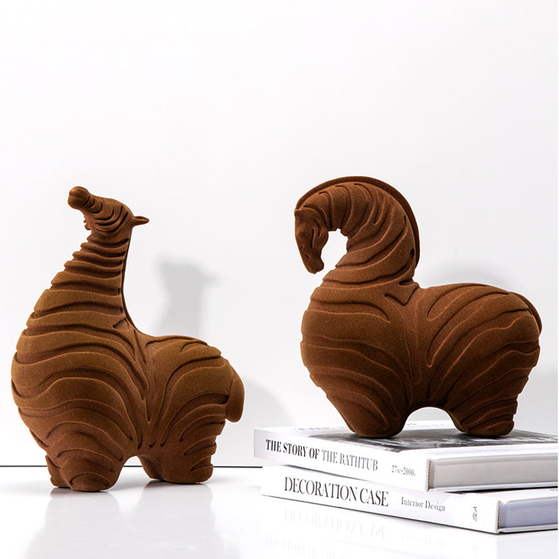 Artistic Abstract Horse Sculpture