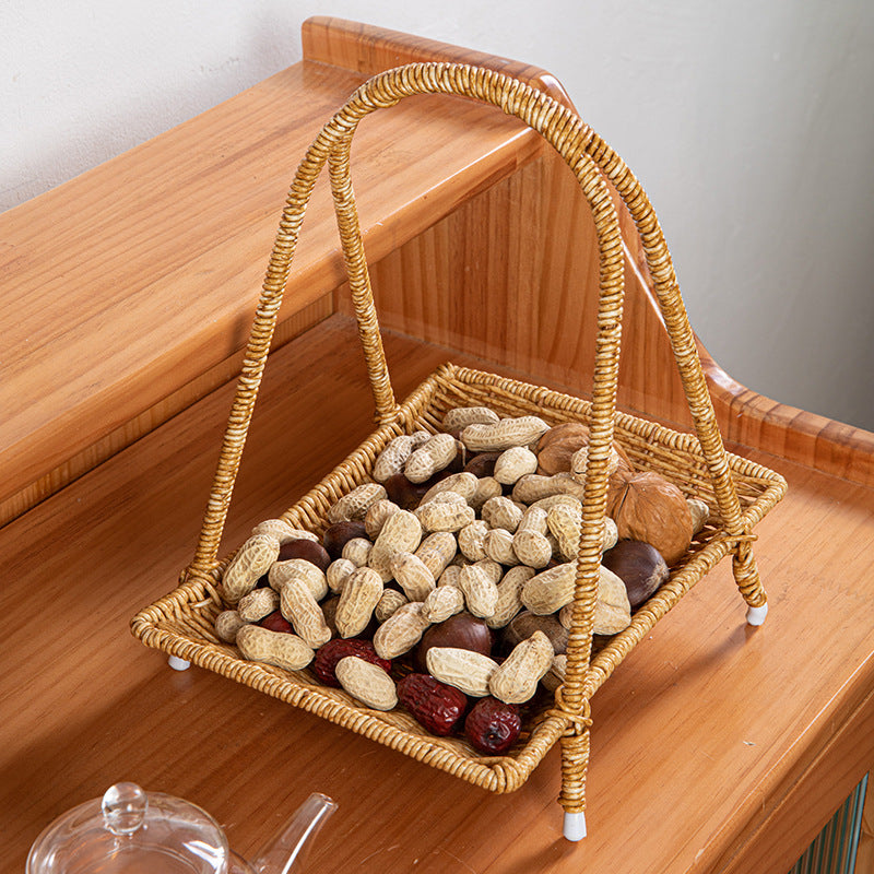 Decorative Woven Serving Tray Stornfield