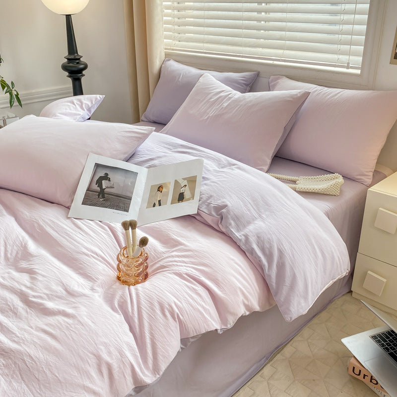 Luxurious Smooth Cotton Duvet Cover Set