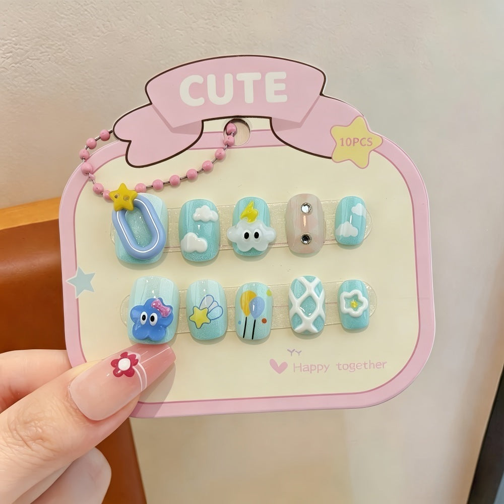 Creative artificial nails with 3D designs Stornfield
