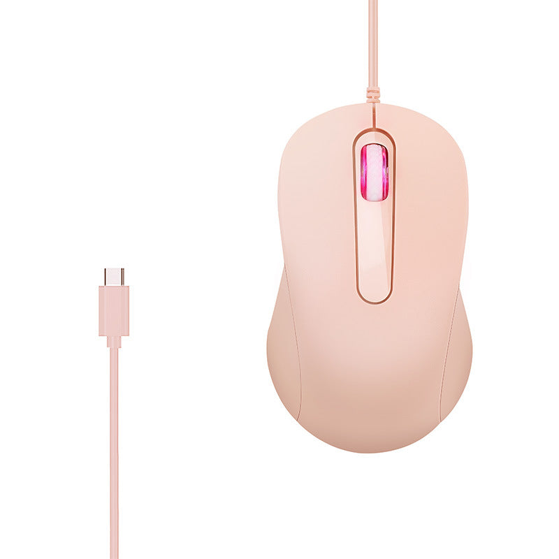 Ergonomic Wired Optical Mouse with Customizable RGB Lighting Stornfield