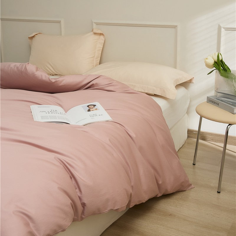 Cotton Renforcé Duvet Cover with Soft Touch Finish and Hidden Zipper