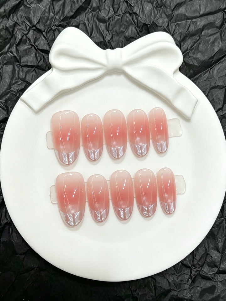 Ombre Glossy Press-On Nail Set  1791773861