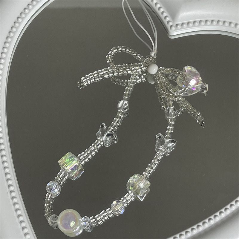 Pearl-Accented Charm Keychain Stornfield
