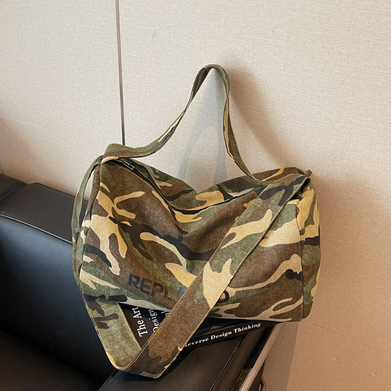 Versatile Camo Print Duffle Bag Stornfield