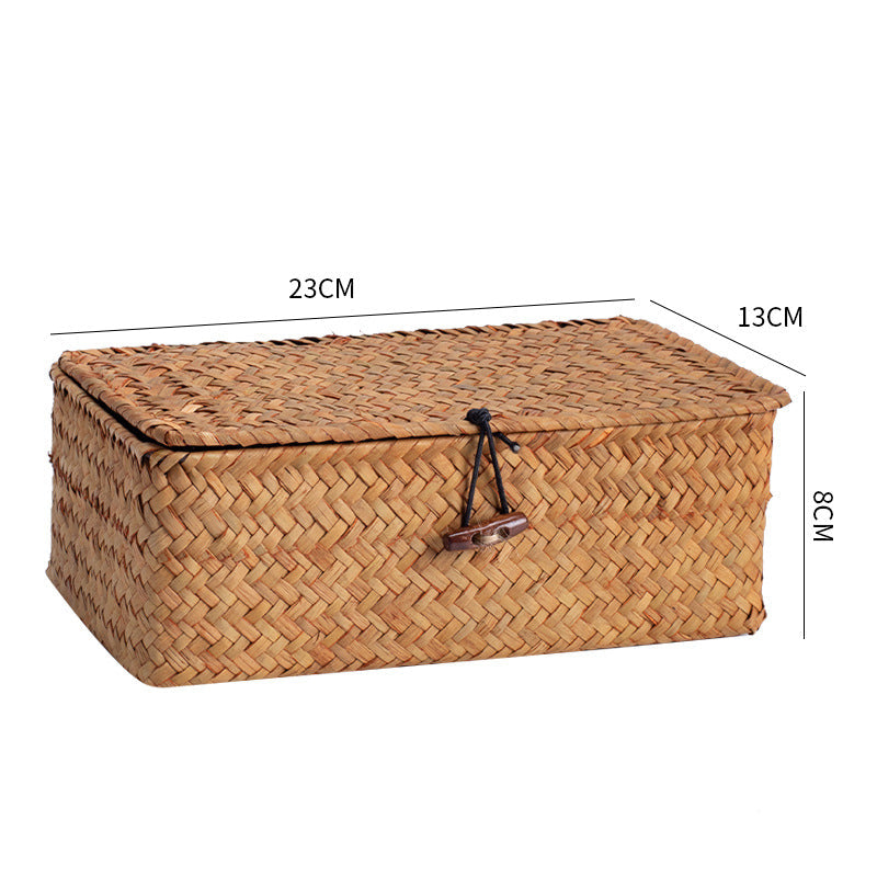 Handwoven Storage Box with Lid Stornfield