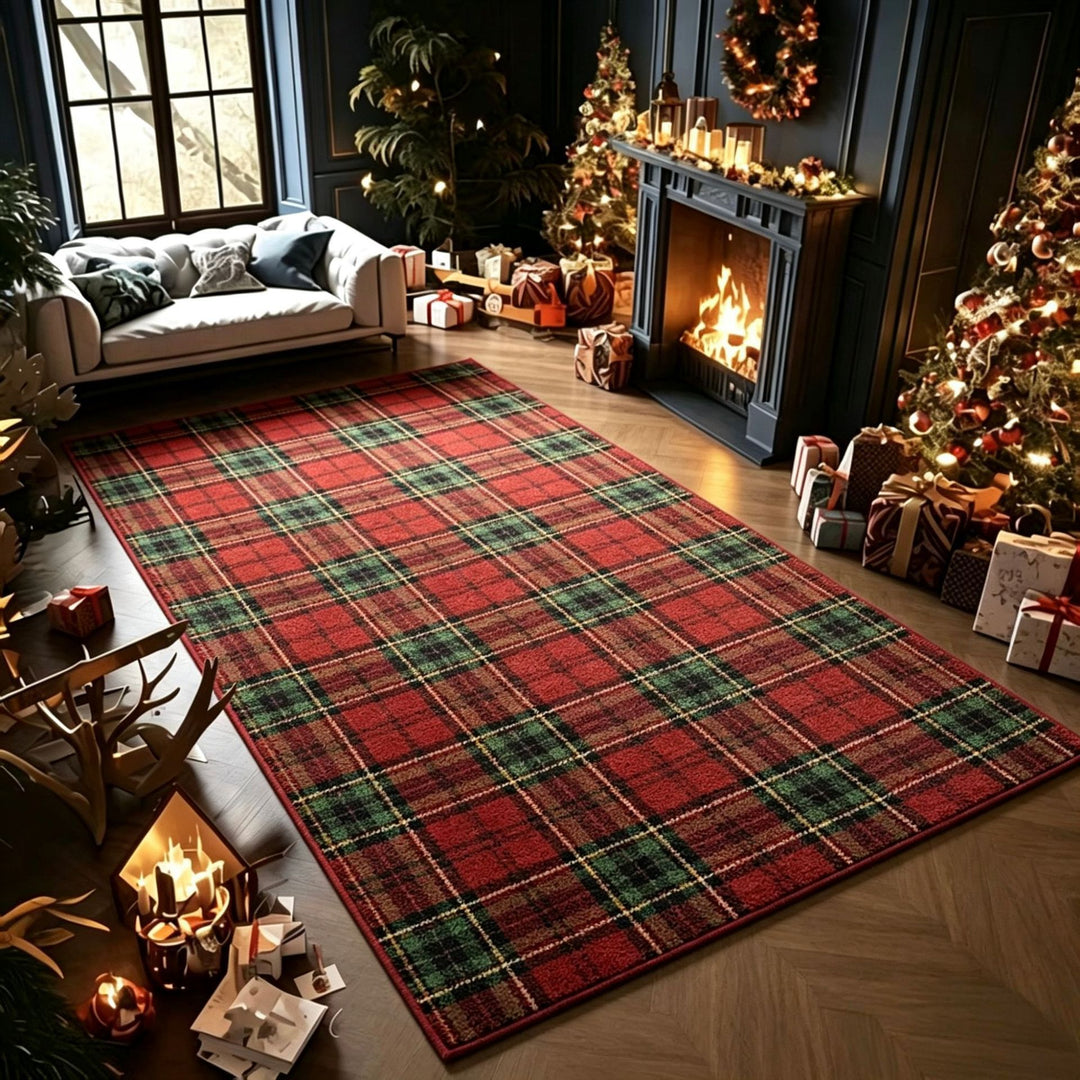 Cozy Winter-Themed Area Rug