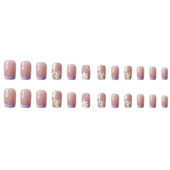 Floral Design Press-On Nail Set Stornfield