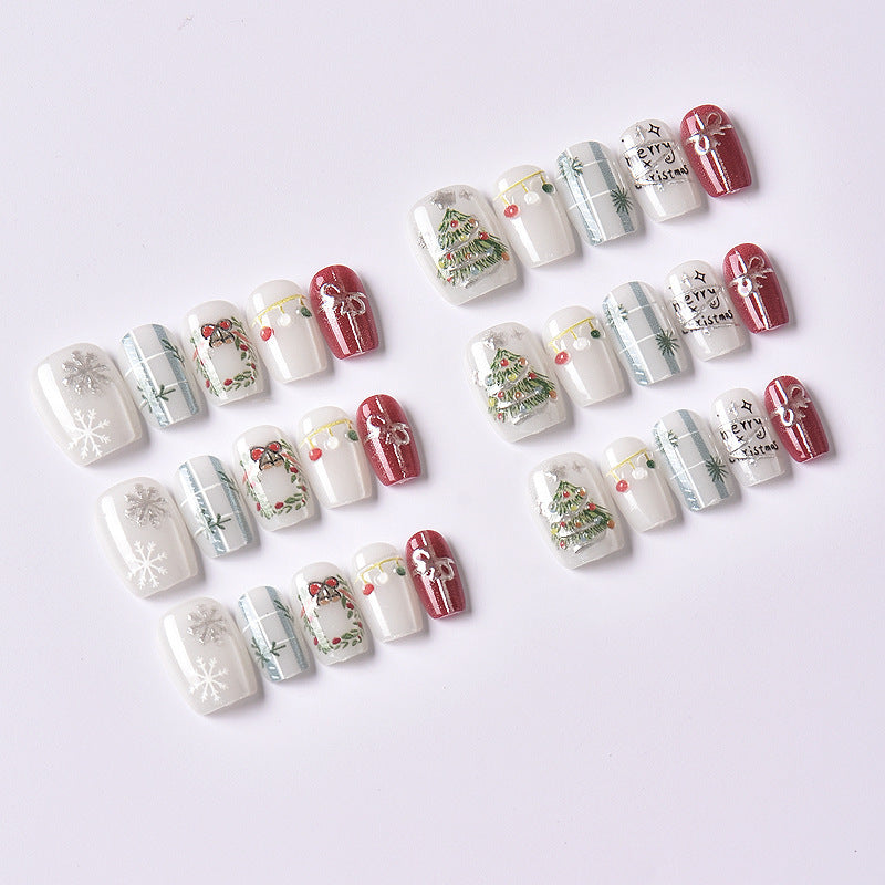 Festive Holiday Press-On Nail Art Set Stornfield 1790636522