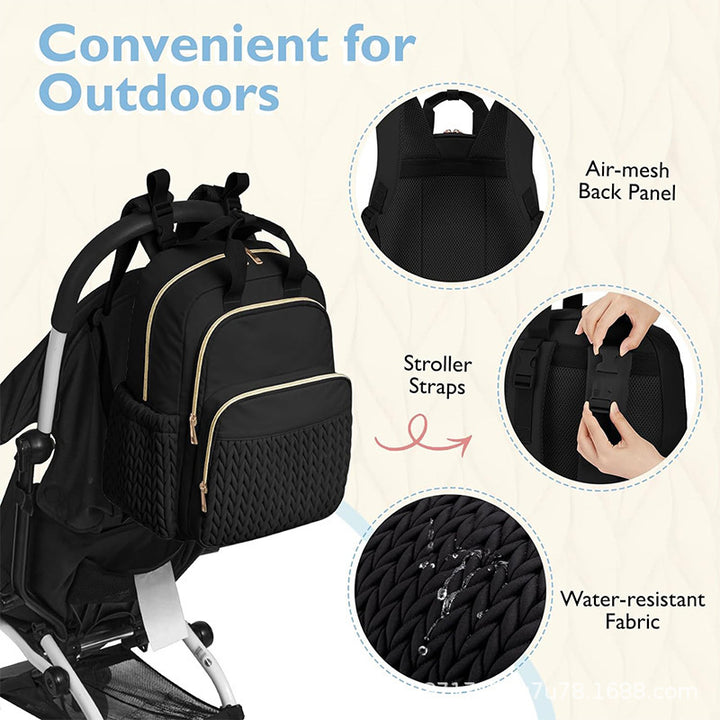 Fashionable backpack with structured design and multiple compartments Stornfield