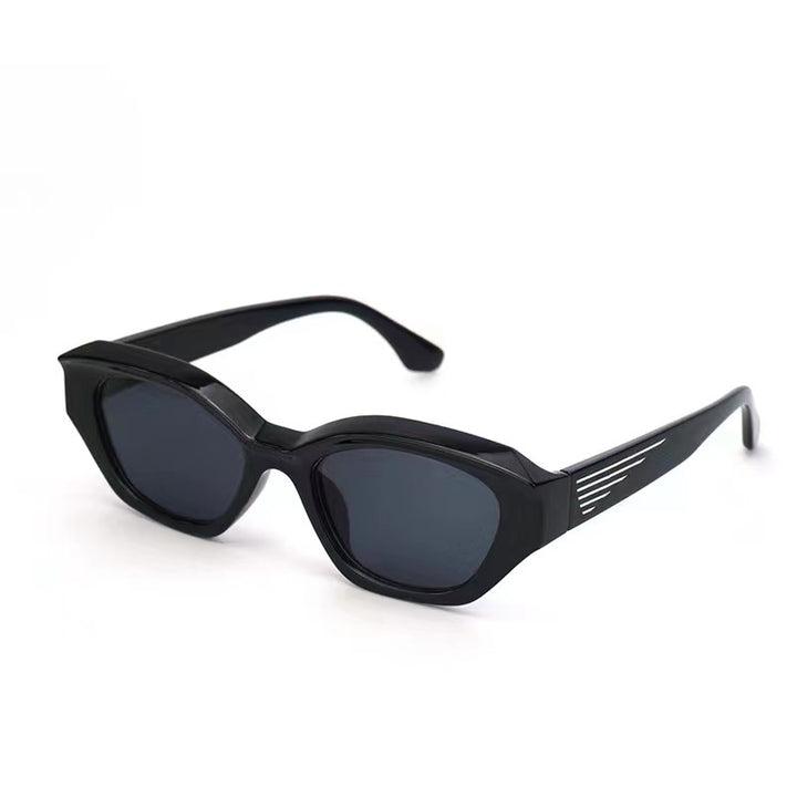 Women's designer sunglasses with distinctive polygonal frame and UV protection Stornfield