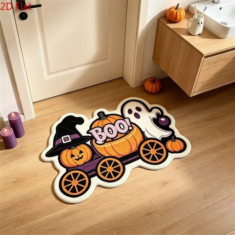 Halloween-Themed Fun Bath Mat