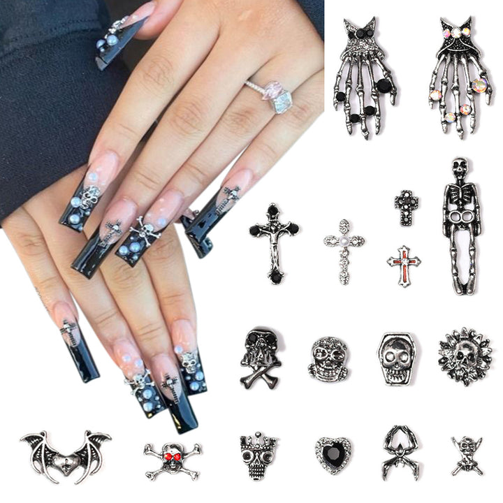 Cross-Shaped Nail Art Embellishments