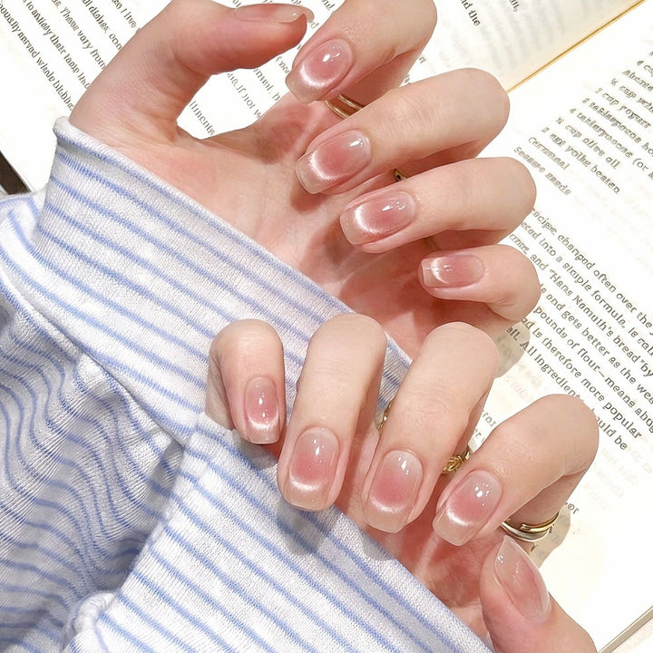 Elegant French Tip Press-On Nails