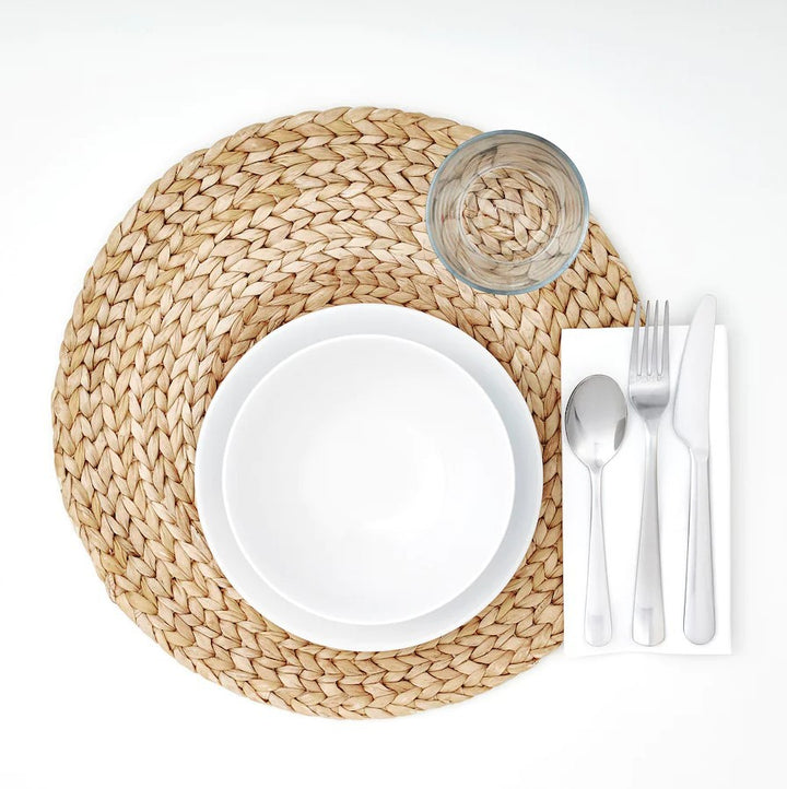 Stylish table mat made of handcrafted natural material Stornfield