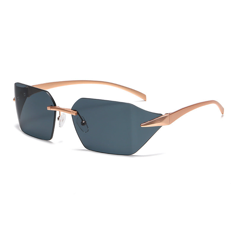 Women's fashion square sunglasses with embellished metal frame Stornfield