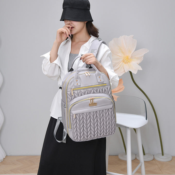 Stylish Quilted Diaper Backpack Stornfield
