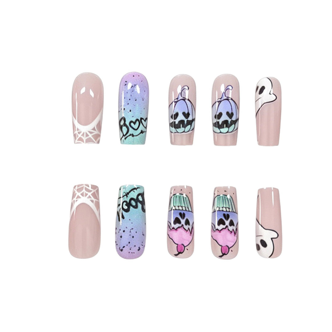 Artistic Halloween-Themed Nail Art Extensions Stornfield 1789915354
