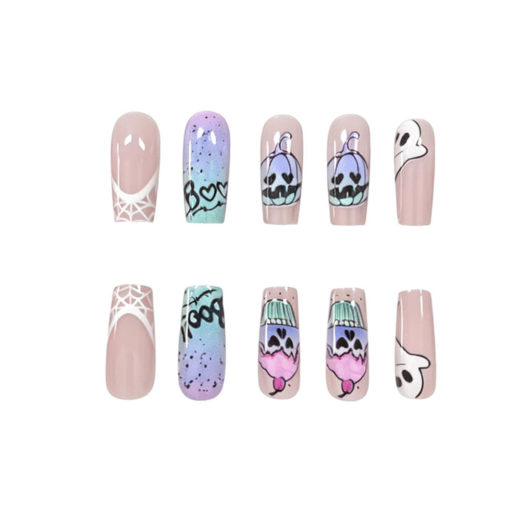 Artistic Halloween-Themed Nail Art Extensions Stornfield 1789915354