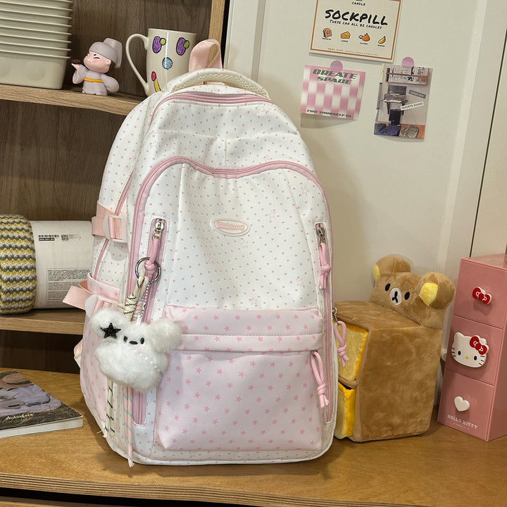Decorative Star-Patterned Backpack Stornfield