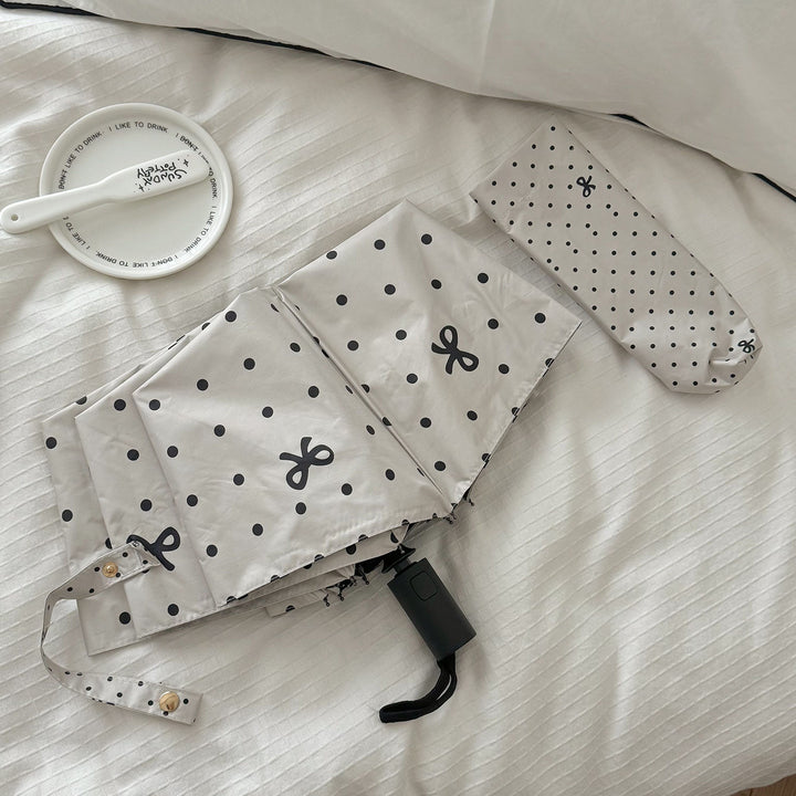 Ladies compact umbrella with stylish polka dot design Stornfield