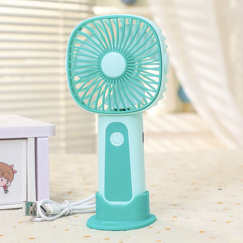 Women's Portable USB Hand Fan with Adjustable Tilt Angle Stornfield