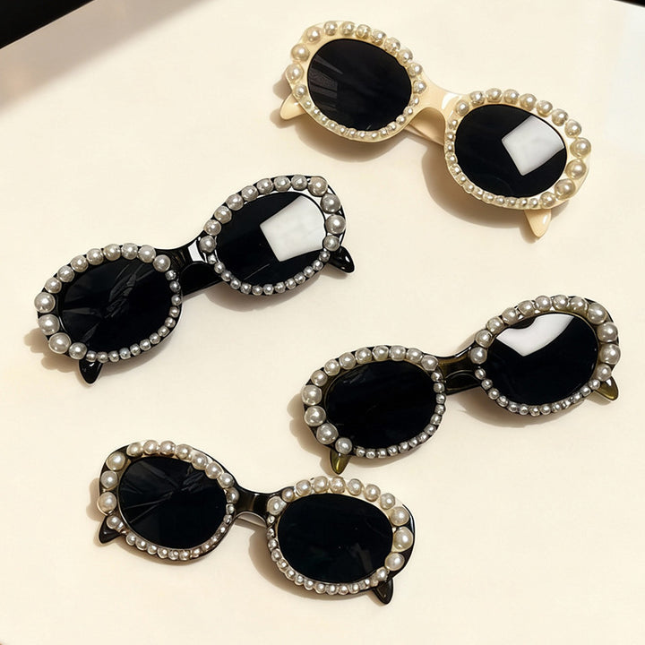 Decorative Pearl Frame Sunglasses Stornfield