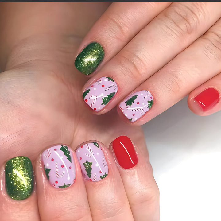 Festive Holiday Nail Art Stornfield