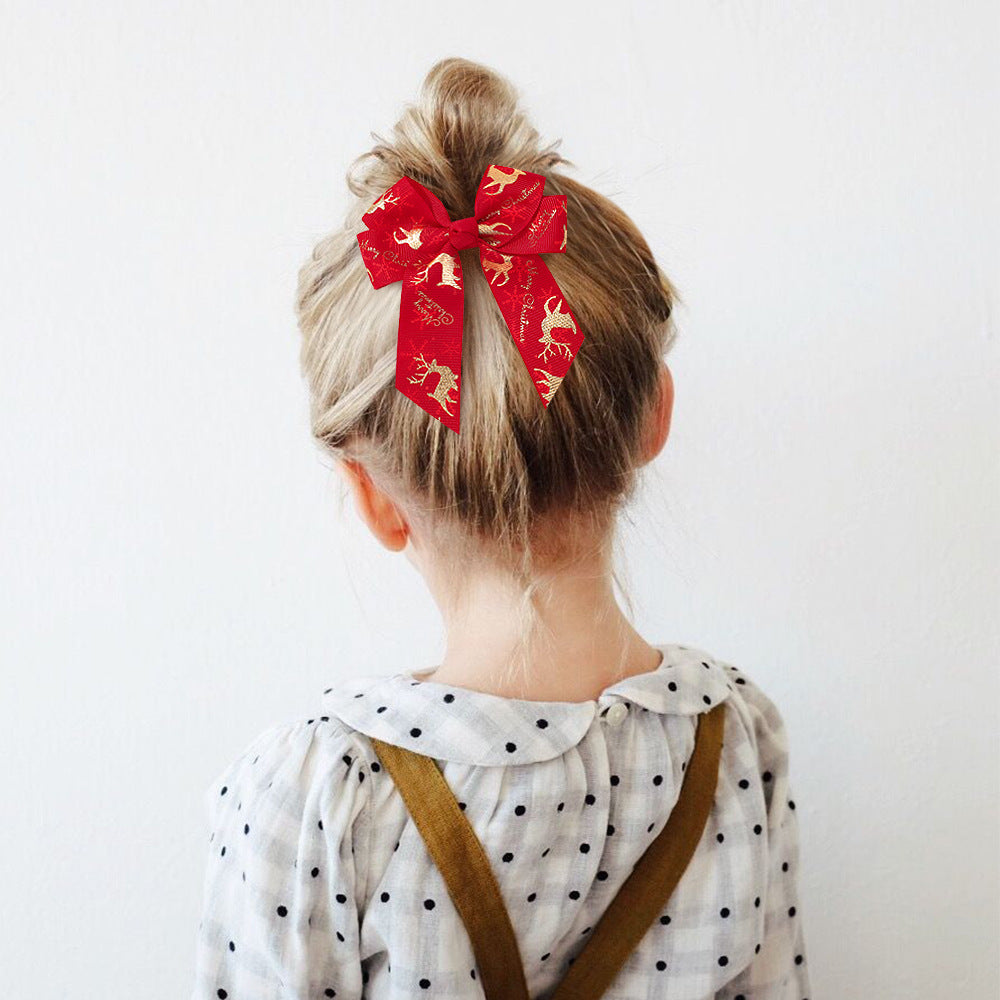 Festive Decorative Christmas Hair Bow Stornfield