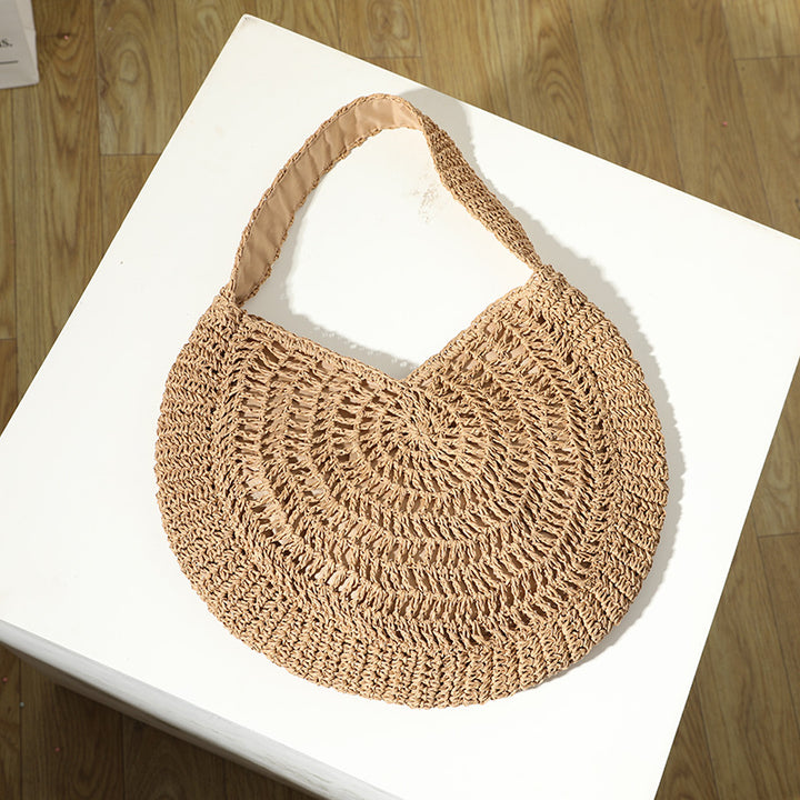 Crocheted Beach Bag in Artistic Spiral Design Stornfield