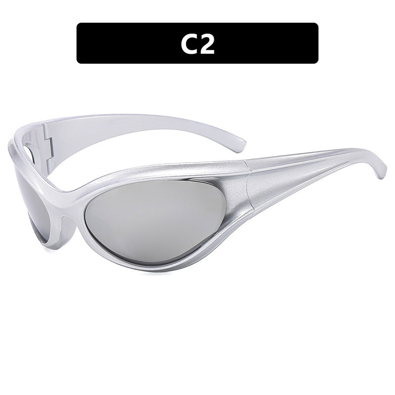 Women sporty sunglasses with aerodynamic design Stornfield