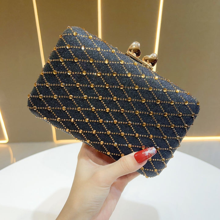 Rhinestone Glitter Clutch