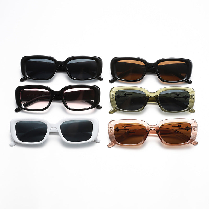 Women stylish sunglasses in trendy retro design Stornfield
