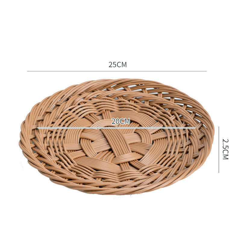 Unisex Oval Basket with Artistic Woven Texture Stornfield