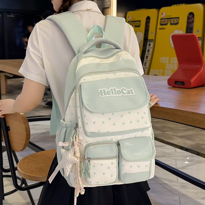 Stylish Star-Embellished Backpack Stornfield 1791205930