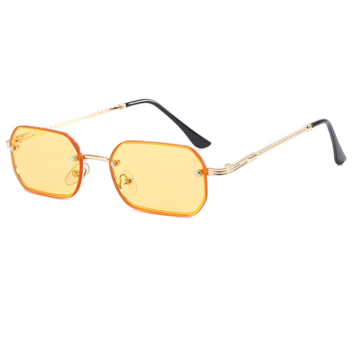 Women's stylish octagonal sunglasses with luxurious metal frame Stornfield