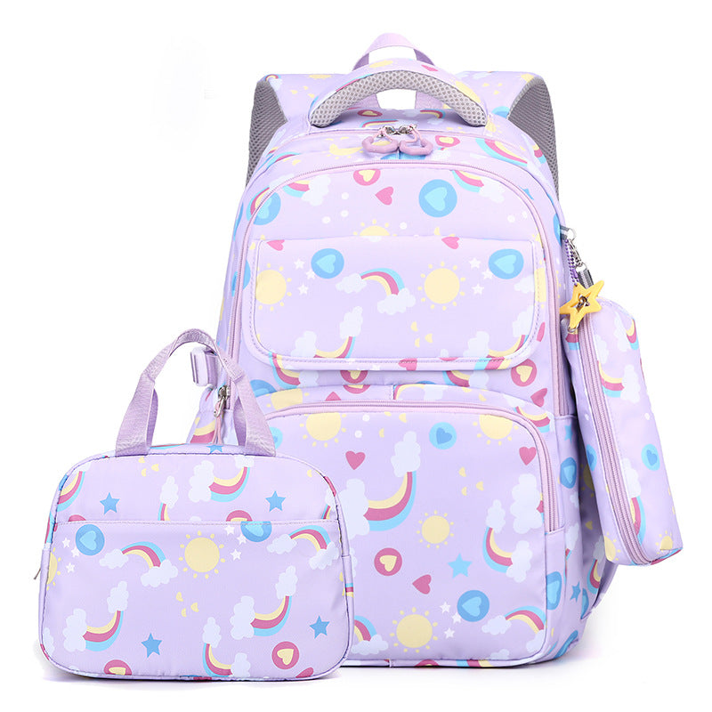 Playful school backpack with detachable accessories Stornfield