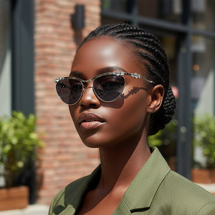 Ladies Designer Sunglasses with Sparkling Details Stornfield