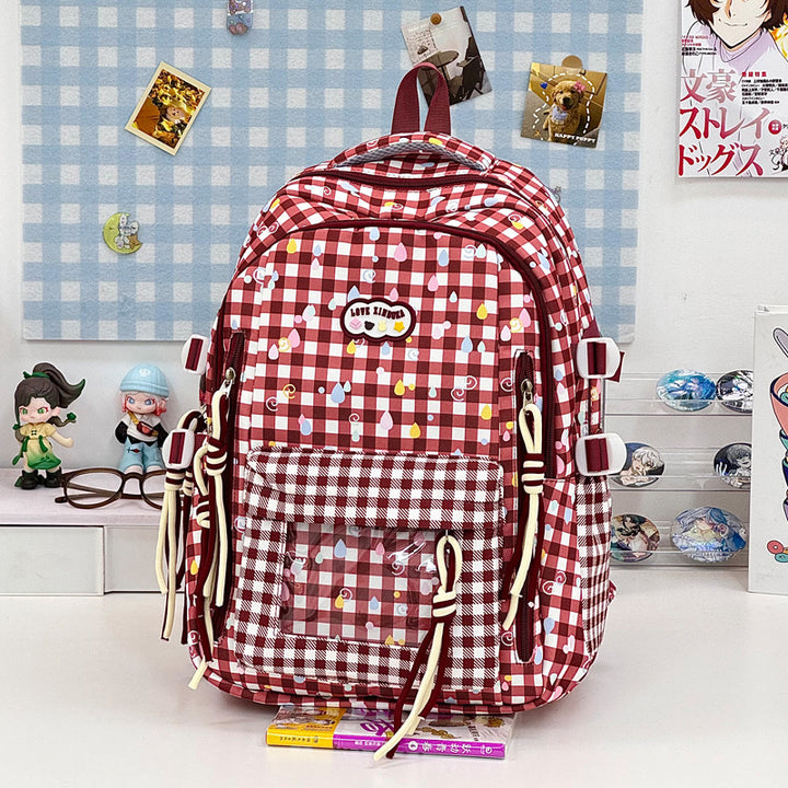 Playful Graphic Patterned School Backpack Stornfield